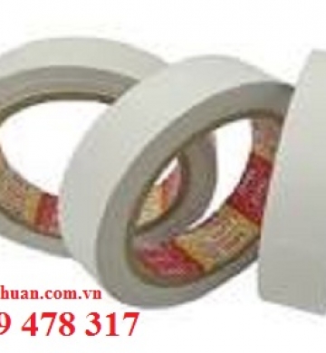Băng keo hai mặt vàng nhạt