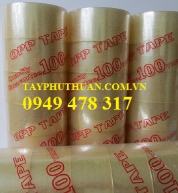 Băng keo dán thùng trong/ đục