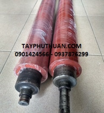 Bọc trục silicon đỏ máy kép keo 90