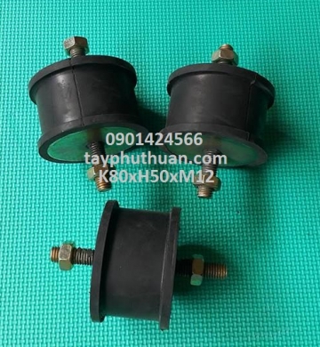 Cao su chân máy máy K80 M12mm