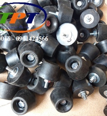 Cao su gắn chân máy móc