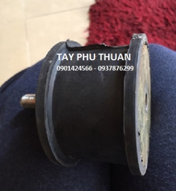 Cao su giảm chấn đầu âm D100mm