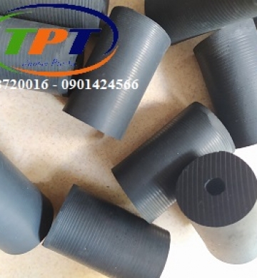 Đế cao su hình trụ có lỗ