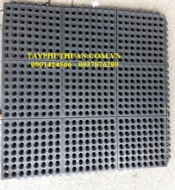 Cao su lỗ tròn lắp ghép dày 10mm