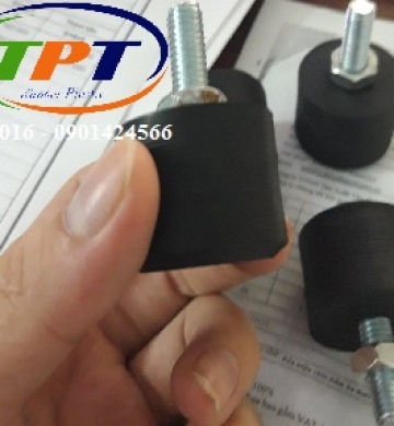 Đế cao su một đầu bu lông