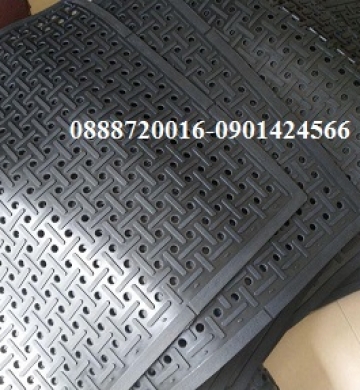 Cao su tấm sọc có lỗ