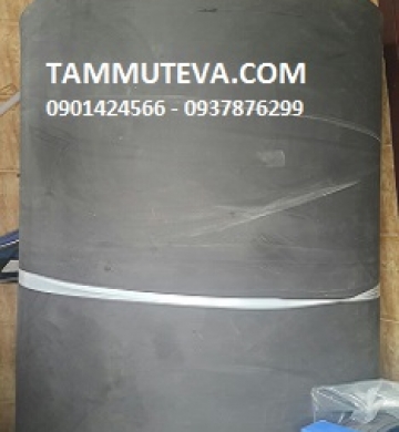 Cuộn mut eva màu đen lót sàn cầu đường xây dựng