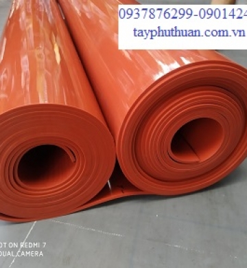 CUỘN SILICONE ĐỎ 5MM