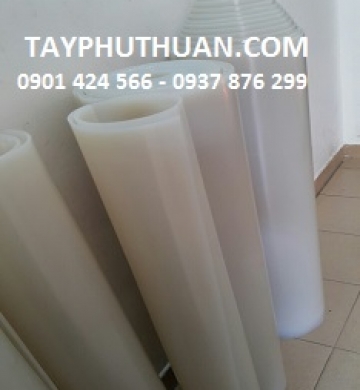 Cuốn silicone trắng chịu nhiệt lót máy móc