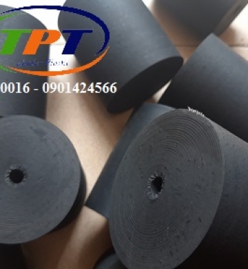 Gia công tiện chân đế cao su kê máy