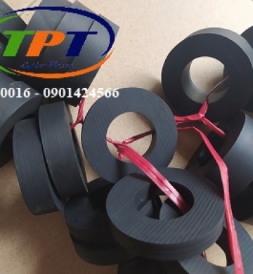 Gia công vòng đệm cao su lót máy