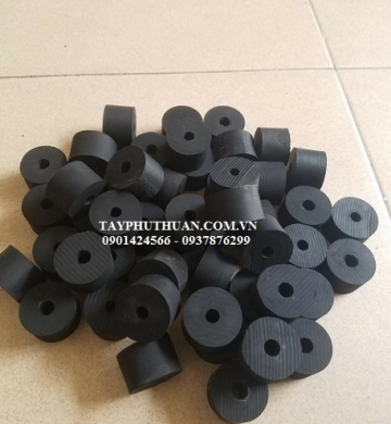 Giảm chấn cao su màu đen phi 30mm 