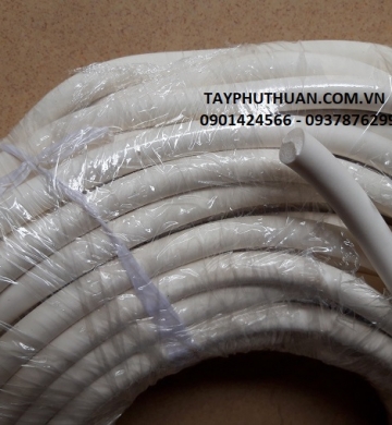 Gioang silicon xop trang phi 10mm 