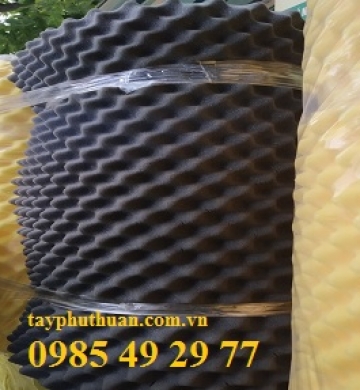 cuộn mút trứng gà tiêu âm màu vàng 