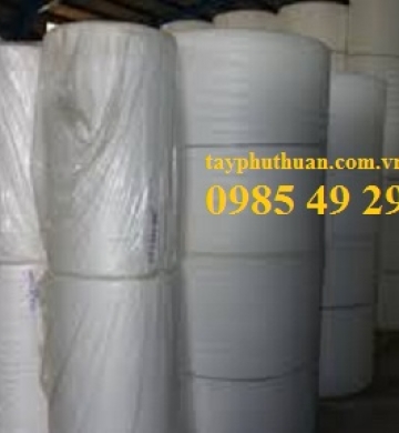 Cuộn mút xốp pe foam màu trắng 3mm x(1.05x100)m