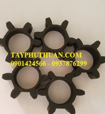 Khớp nối cao su 6 canh 18mm 