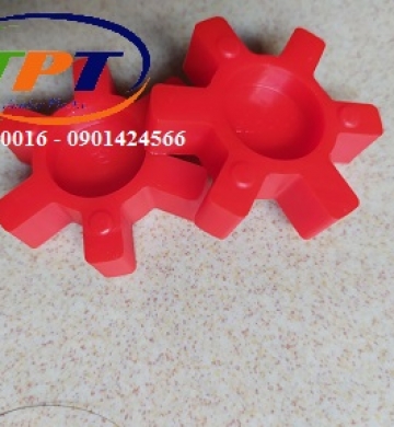Khớp nối nhựa pu đỏ 6 cạnh