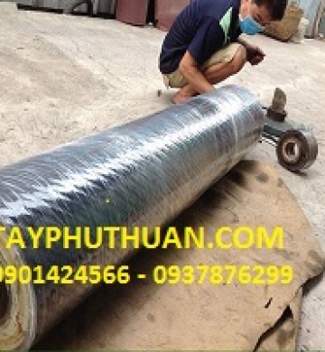Lô trục được bọc bàng cao su tốt