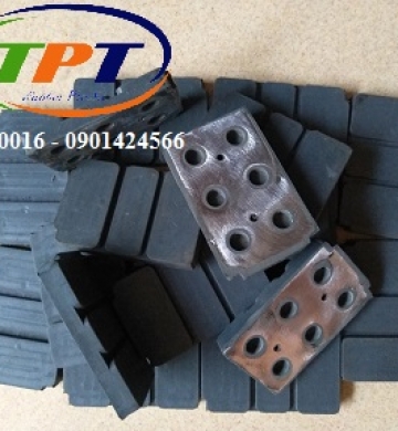 Đệm cao su gắn tấm sắt