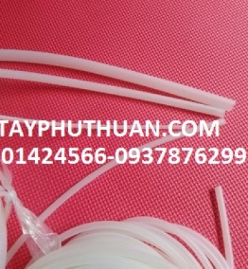 Ống silicone dẫn mủ cao su 