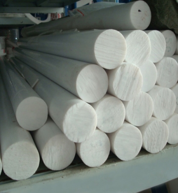 Nhựa POM cây màu trắng