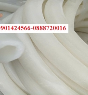 Ống silicone trắng