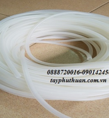 ỐNG SILICONE TRẮNG TRÒN NHỎ