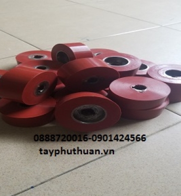 TRỤC CON LĂN SILICONE ĐỎ
