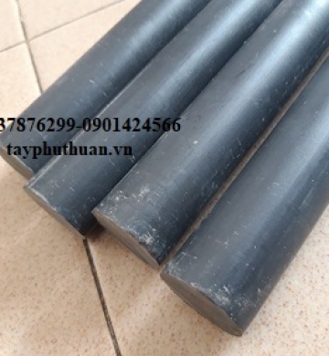 NHỰA PVC XÁM CÂY TRÒN ĐẶC