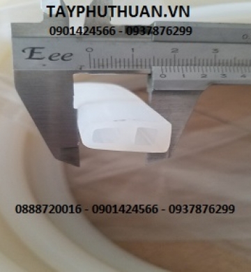 Joang cuon silicone 2 lỗ 11x17mm