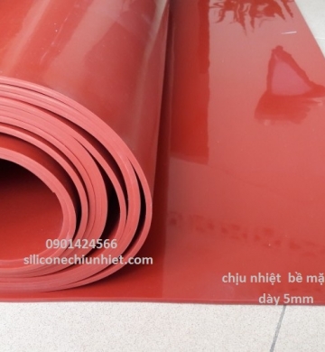 Silicone đặc đỏ bóng láng