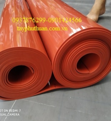 SILICONE MÀU ĐỎ ĐỘ DÀY 3MM