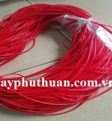 Sợi sin silicone màu đỏ