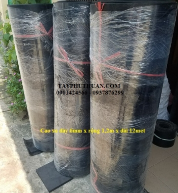 Tấm cao su chịu lực dày 6mm 