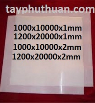 Tấm silicon trắng siêu mỏng 0,5mm