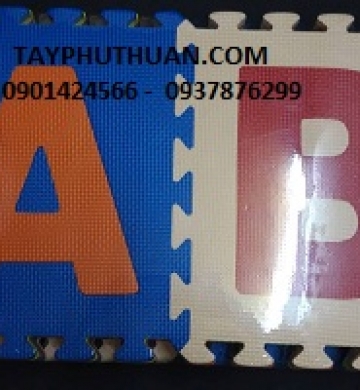Thảm eva trải sàn chữ cái A đến Z