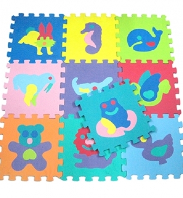 Thảm lót sàn ở trường mẫu giáo