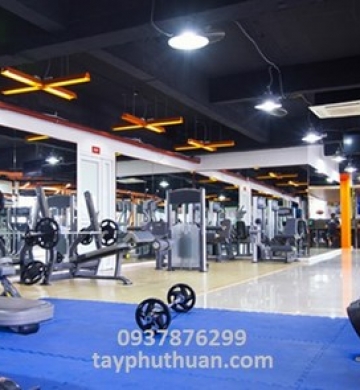 tấm lót sàn màu xanh dương