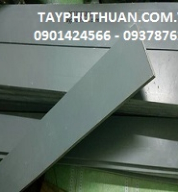 Thanh nhựa PVC xám