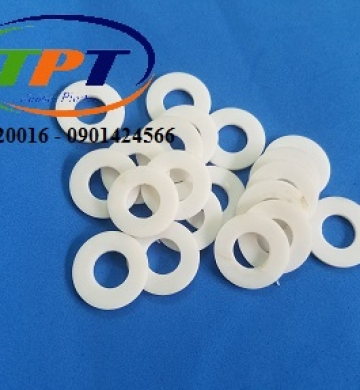 Tiện vòng đệm nhựa teflong