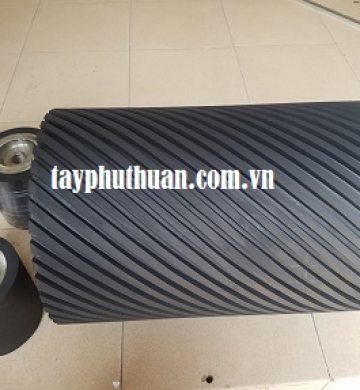 Trục cao su xe rãnh